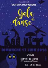 Affiche Spectacle de danse - La Nuit